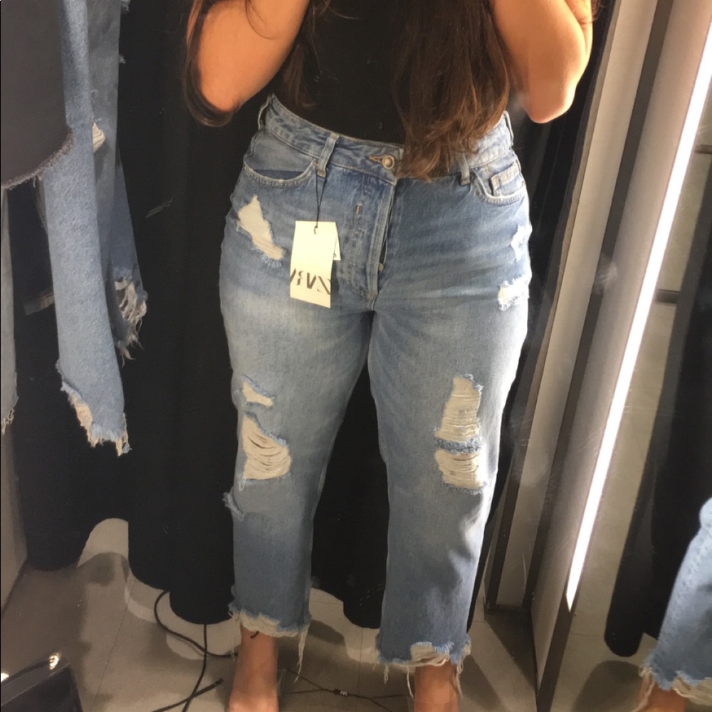 Zara High Rise Jeans
